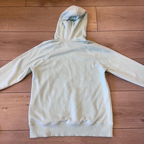 The North Face Light Green Hoodie Sweater - Picture 3 of 3
